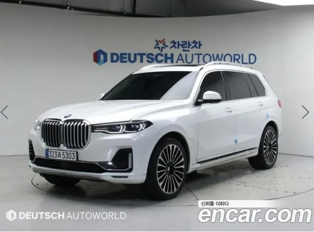BMW X7 (G07) 2022 Белый из Кореи