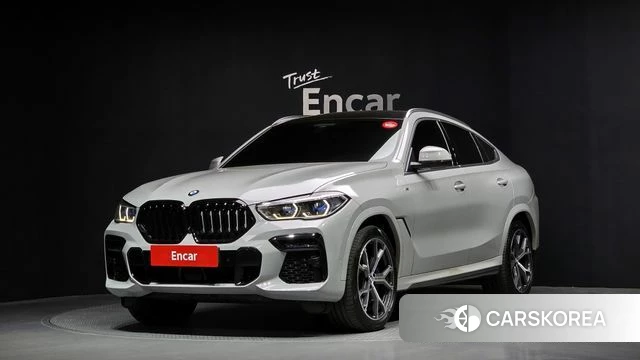 BMW X6 (G06) 2022 Серебристо-серый из Кореи