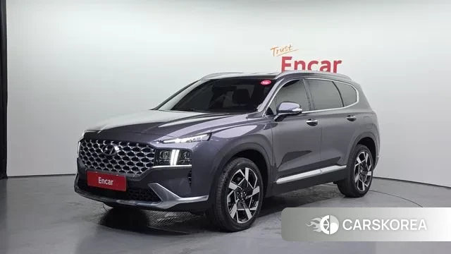 Hyundai The New Santa Fe 2021 Синий из Кореи