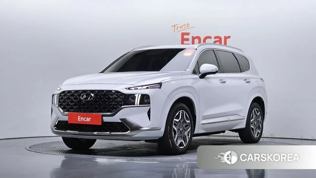 Hyundai The New Santa Fe 2022 Белый из Кореи