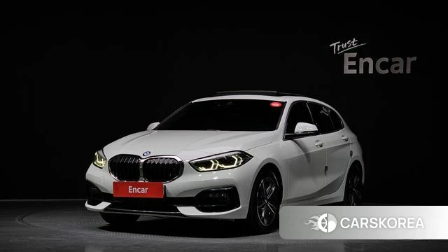 BMW 1 Series (F40) 2021 Белый из Кореи