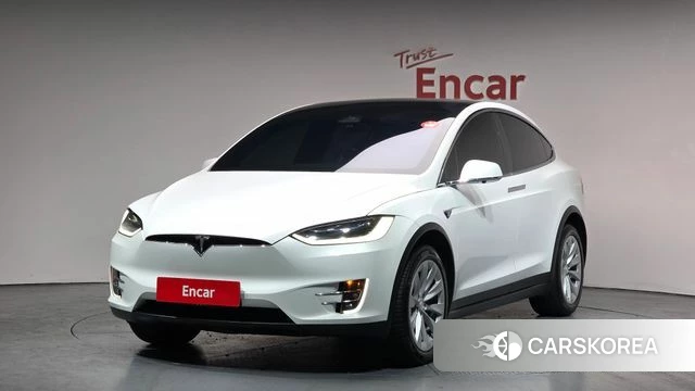 Tesla Model X 2019 Белый из Кореи