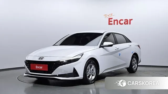 Hyundai Avante (CN7) 2021 Белый из Кореи