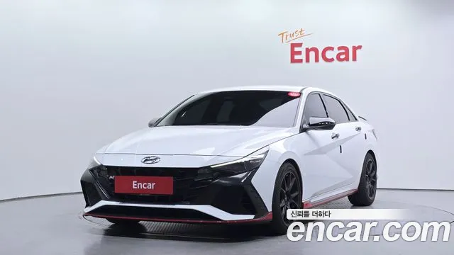 Hyundai Avante (CN7) 2021 Белый из Кореи