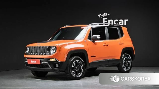 Jeep Renegade 2018 Оранжевый из Кореи