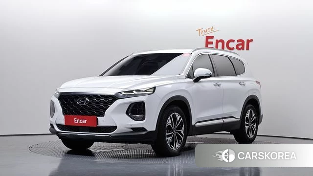 Hyundai Santa Fe TM 2019 Белый из Кореи