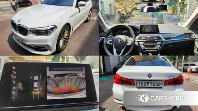 BMW 5 Series (G30) 2019 Белый из Кореи