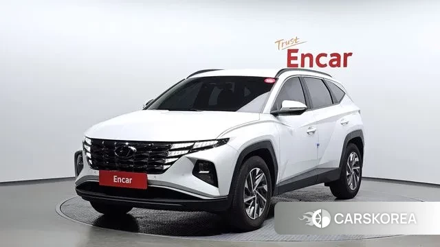 Hyundai Tucson Hybrid (NX4) 2021 Белый из Кореи