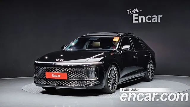 Hyundai Grandeur (GN7) 2023 Черный из Кореи