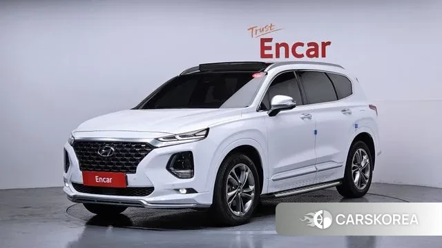 Hyundai Santa Fe TM 2019 Белый из Кореи
