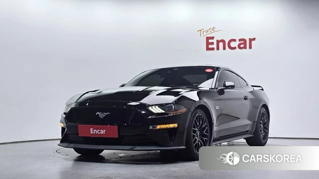 Ford Mustang 2022 Черный из Кореи