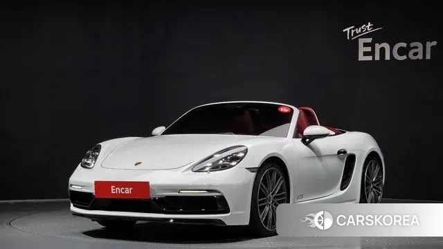Porsche 718 Boxster 2019 Белый из Кореи