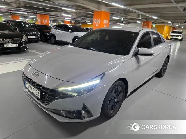 Hyundai Avante (CN7) 2022 Серый из Кореи