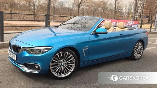 BMW 4 Series (F32) 2018 Синий из Кореи
