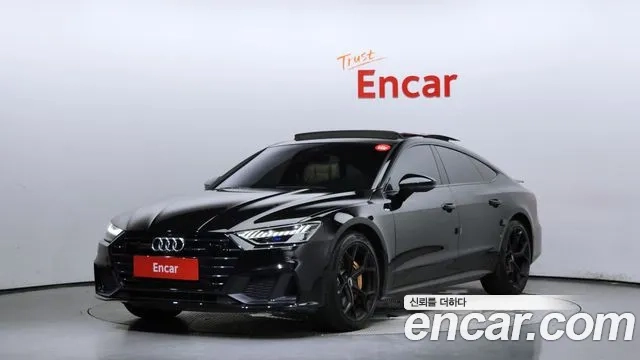 Audi A7 (4K) 2021 Черный из Кореи