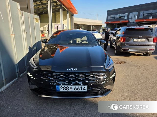 Kia K8 Hybrid 2021 Черный из Кореи