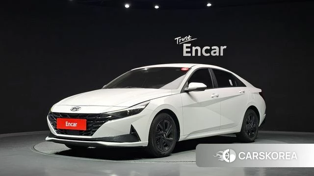 Hyundai Avante (CN7) 2023 Белый из Кореи