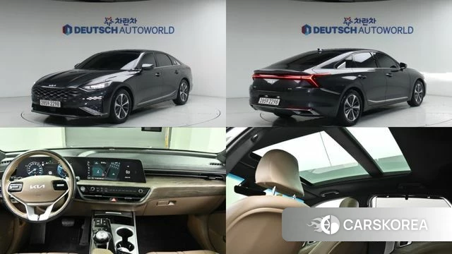 Kia K8 Hybrid 2022 Серый из Кореи