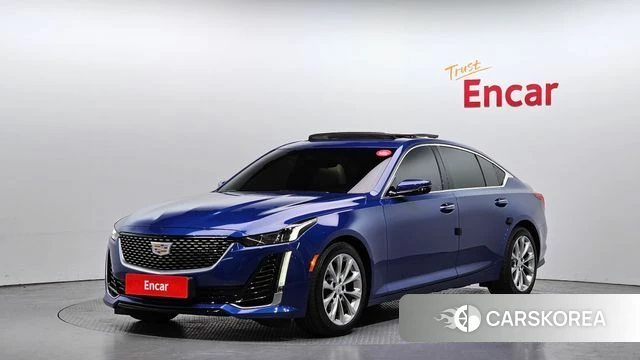 Cadillac CT5 2022 Синий из Кореи