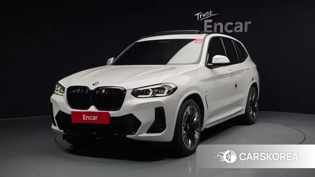 BMW iX3 2021 Белый из Кореи