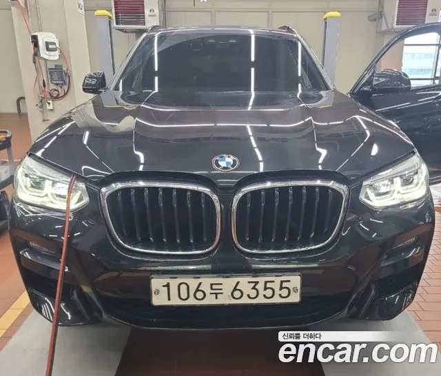 BMW X3 (G01) 2021 Черный из Кореи