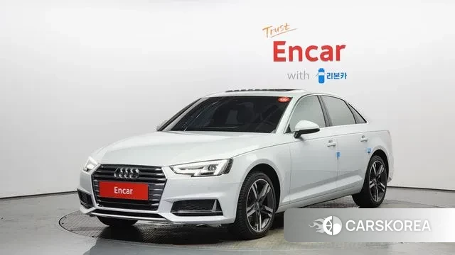 Audi A4 (B9) 2019 Белый из Кореи