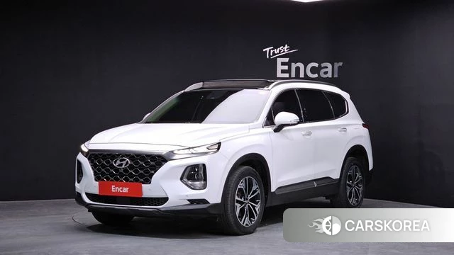 Hyundai Santa Fe TM 2018 Белый из Кореи