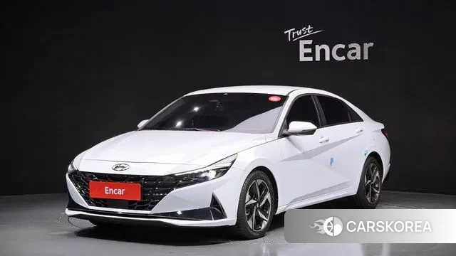 Hyundai Avante (CN7) 2020 Белый из Кореи