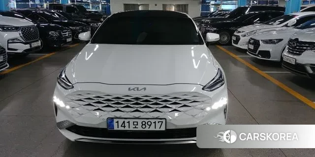 Kia K8 Hybrid 2023 Белый из Кореи
