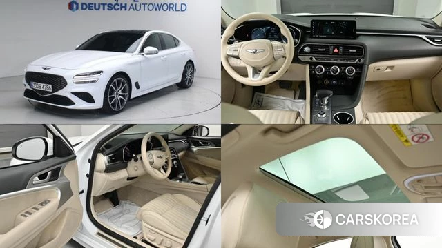 Genesis The New G70 2022 Белый из Кореи