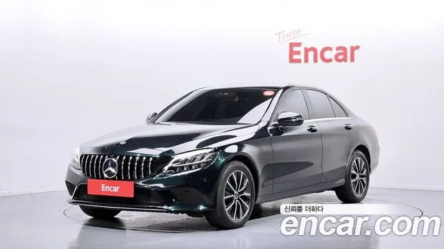 Mercedes-Benz C-Class W205 2019 Темно-зеленый из Кореи