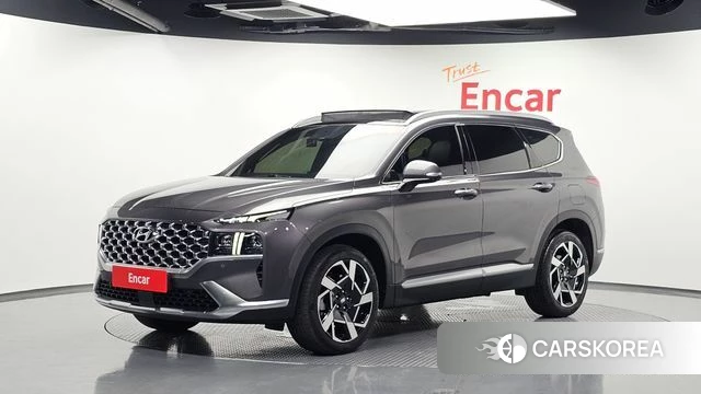 Hyundai The New Santa Fe 2021 Серый из Кореи