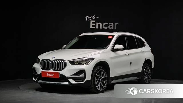 BMW X1 (F48) 2022 Белый из Кореи