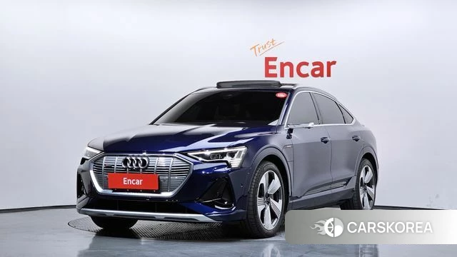 Audi e-Tron 2021 Синий из Кореи