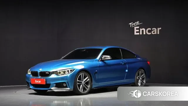 BMW 4 Series (F32) 2018 Небесно-голубой из Кореи