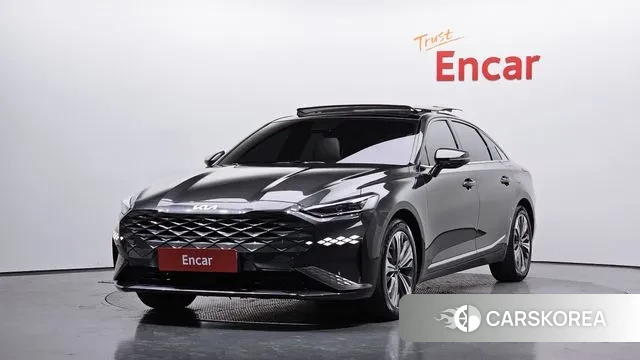 Kia K8 Hybrid 2021 Серый из Кореи
