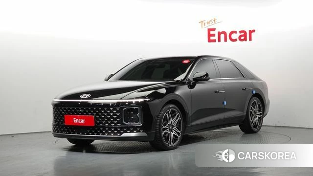 Hyundai Grandeur Hybrid (GN7) 2024 Черный из Кореи