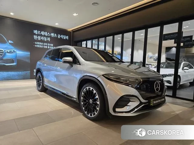Mercedes-Benz EQS SUV X296 2023 Серебряный из Кореи