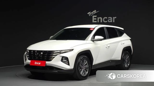 Hyundai Tucson Hybrid (NX4) 2021 Белый из Кореи