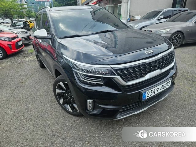 Kia Seltos 2020 Черный из Кореи