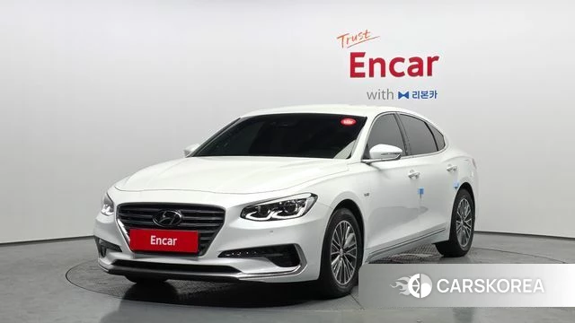 Hyundai Grandeur IG Hybrid 2019 Белый из Кореи