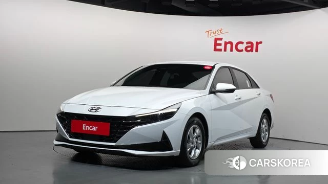 Hyundai Avante (CN7) 2021 Белый из Кореи