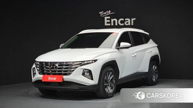 Hyundai Tucson Hybrid (NX4) 2023 Белый из Кореи