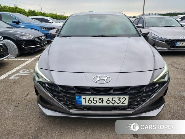 Hyundai Avante Hybrid (CN7) 2021 Серый из Кореи