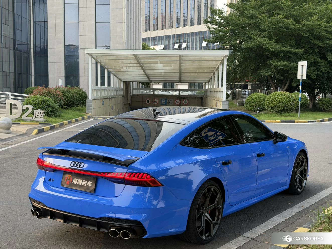 Audi A7 2021 Синий из Китая