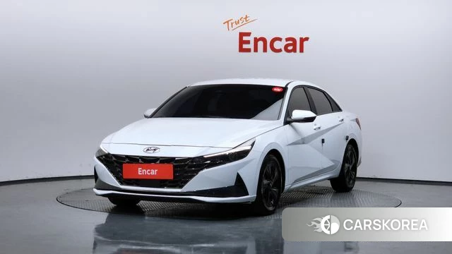 Hyundai Avante (CN7) 2022 Белый из Кореи
