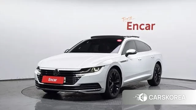 Volkswagen Arteon 2019 Белый из Кореи