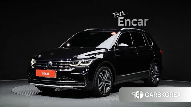 Volkswagen Tiguan second Generation 2022 Черный из Кореи