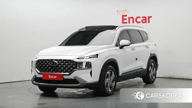 Hyundai The New Santa Fe 2023 Белый из Кореи