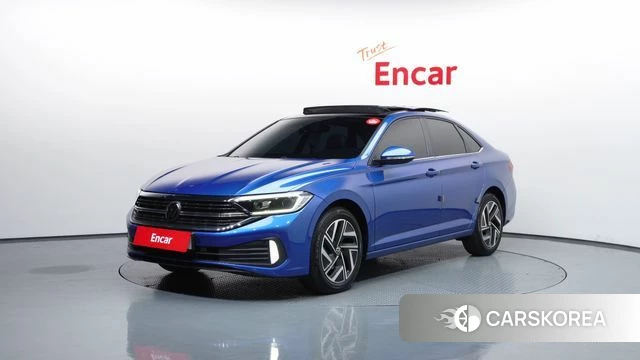 Volkswagen 7th Generation of Jetta 2022 Синий из Кореи